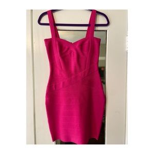 Hot Pink Spandex Dress